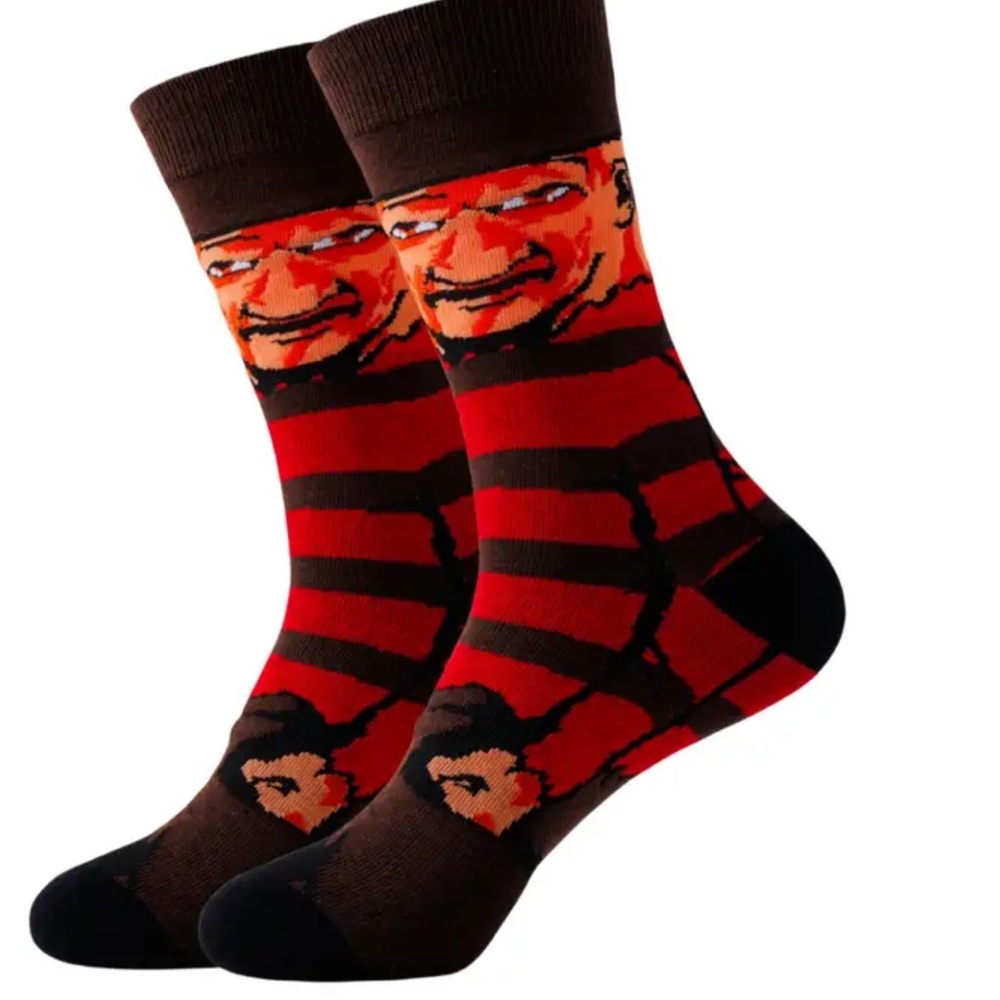Socks, NIP, Horror, Unisex, Colorful, Horror Movie Lovers